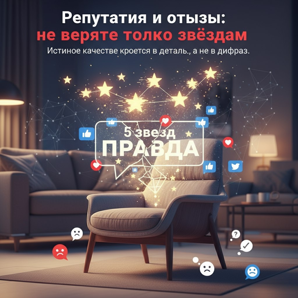 Репутация мебельного салона в Череповце и отзывы: не верьте только звёздам