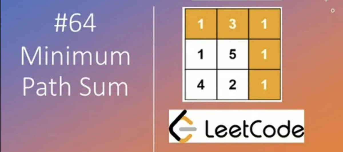 Рисунок: задача Minimum Path Sum