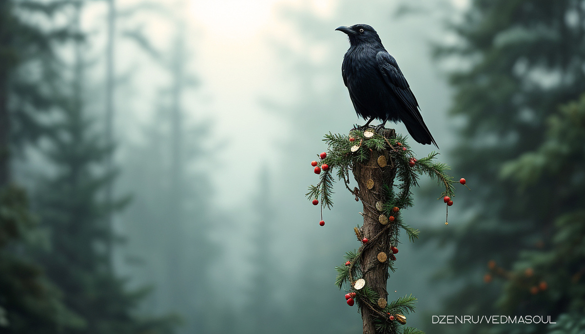 Авторское изображение @vedmasoul. Cгенерировано ИИ. Подклад, чистка от порчи, ритуал