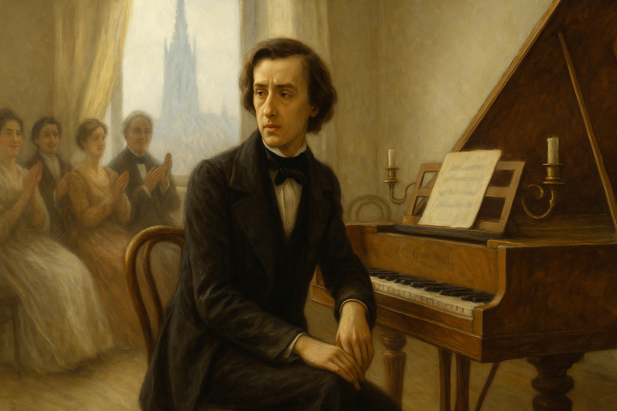 Тоска по Варшаве... Фридерик Шопен у рояля Конрада Графа.