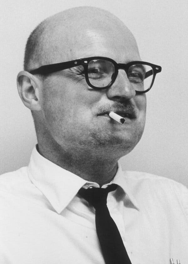 Джон Барт с дурманом в зубах.