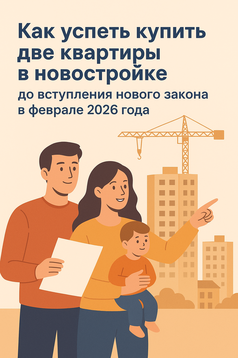 Молодая семья выбирает квартиру в новостройке до изменения семейной ипотеки в 2026 году