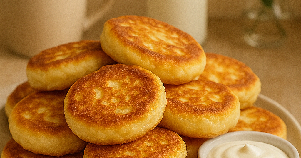 Пышные творожные ОЛАДЬИ, как у бабушки — нежные, сладкие и воздушные! Лучший ЗАВТРАК за 10 минут!