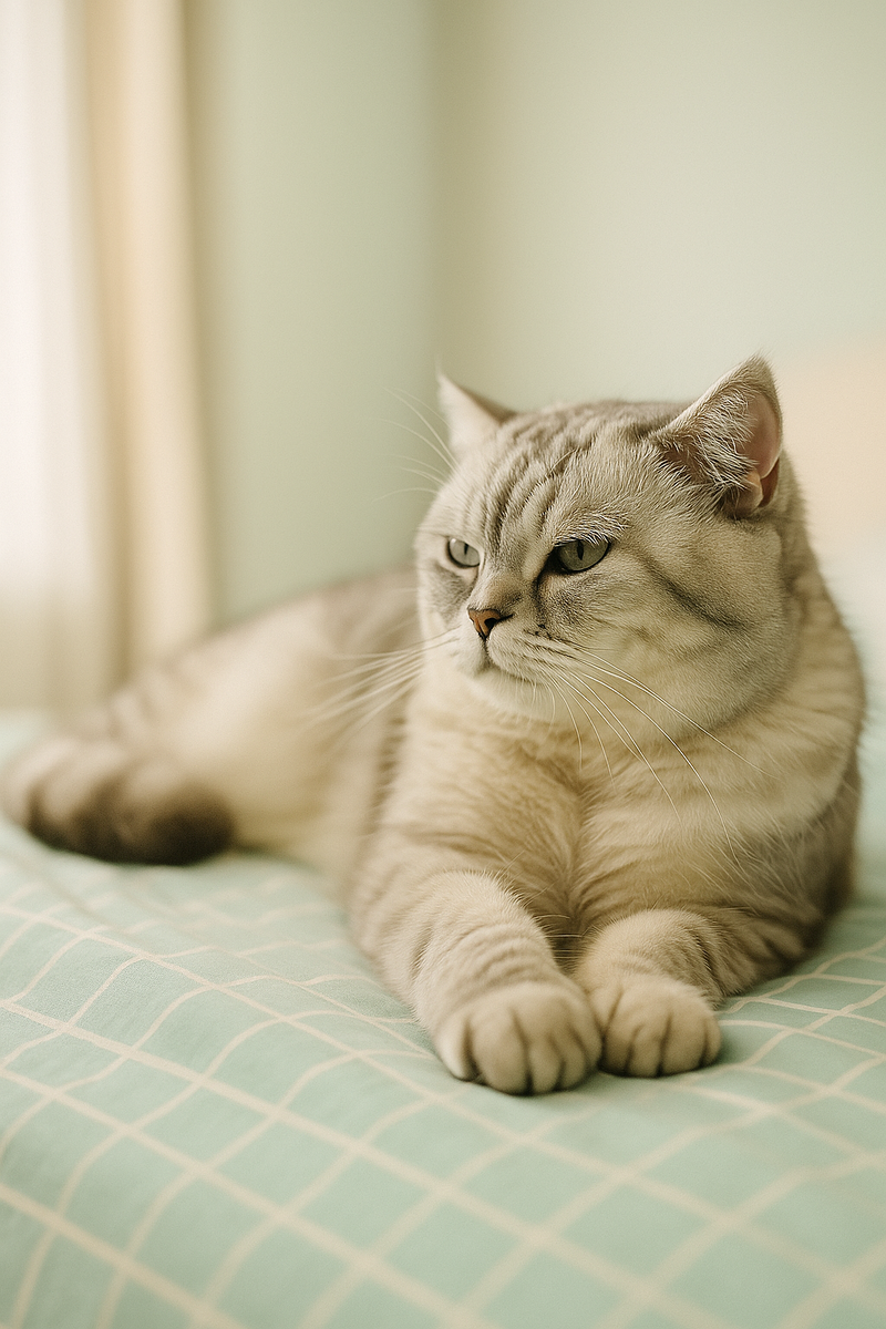 Британский кот Белка