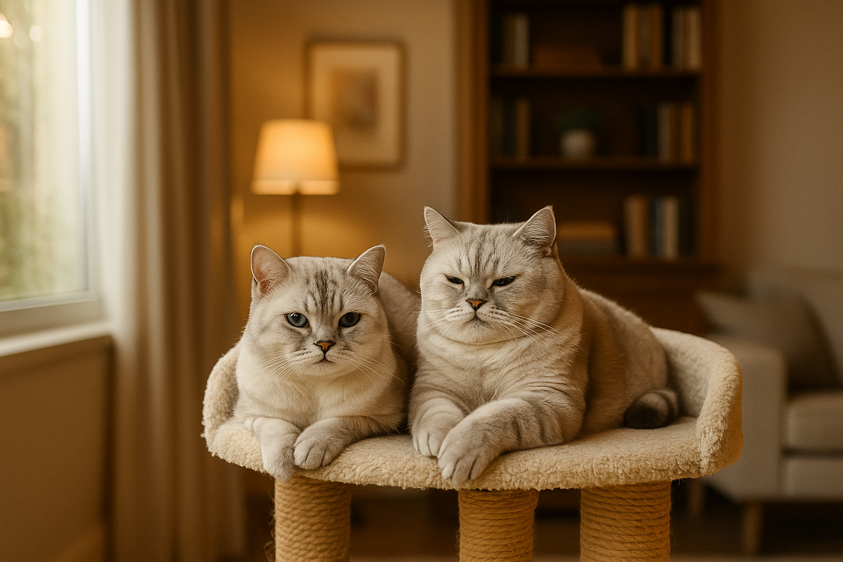 Британский кот Белка