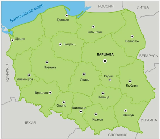 10 крупнейших городов Польши