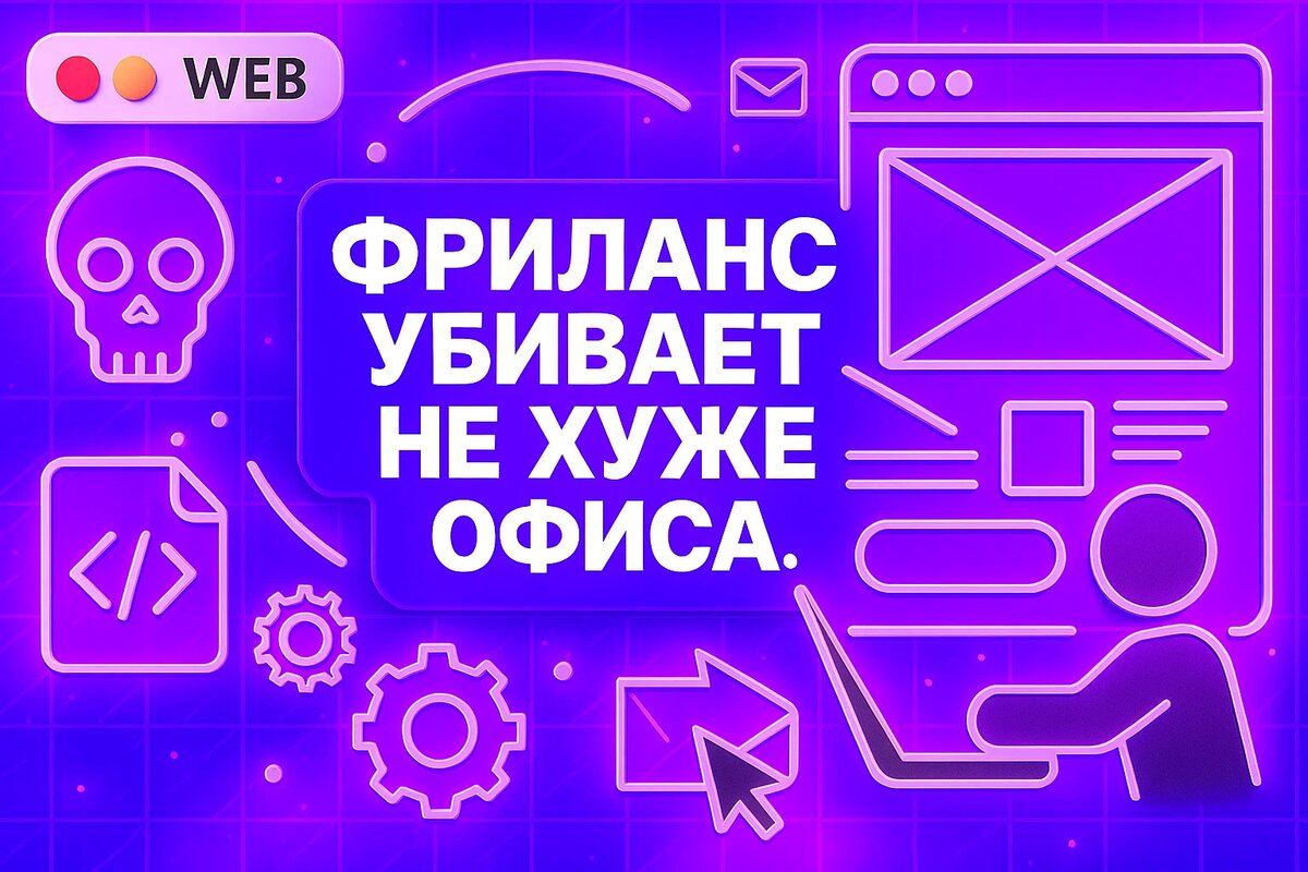 Фриланс убивает не хуже офиса - просто делает это тише