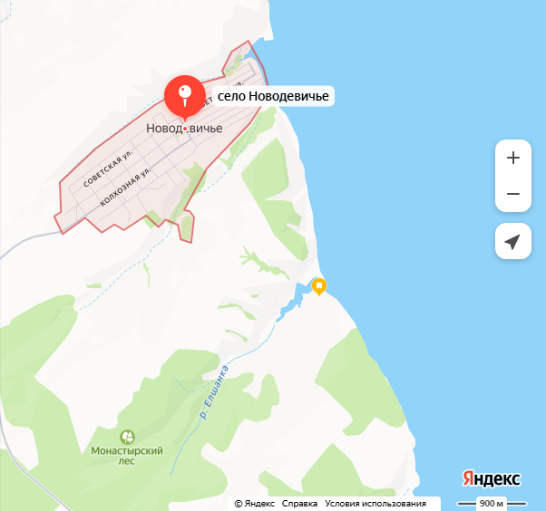 Точка на карте где мы были.