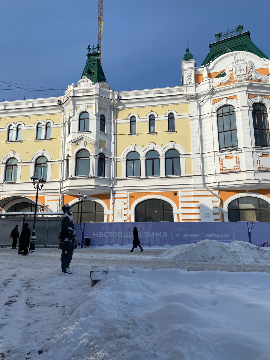 Настоящая зима в Нижнем. Фото автора.