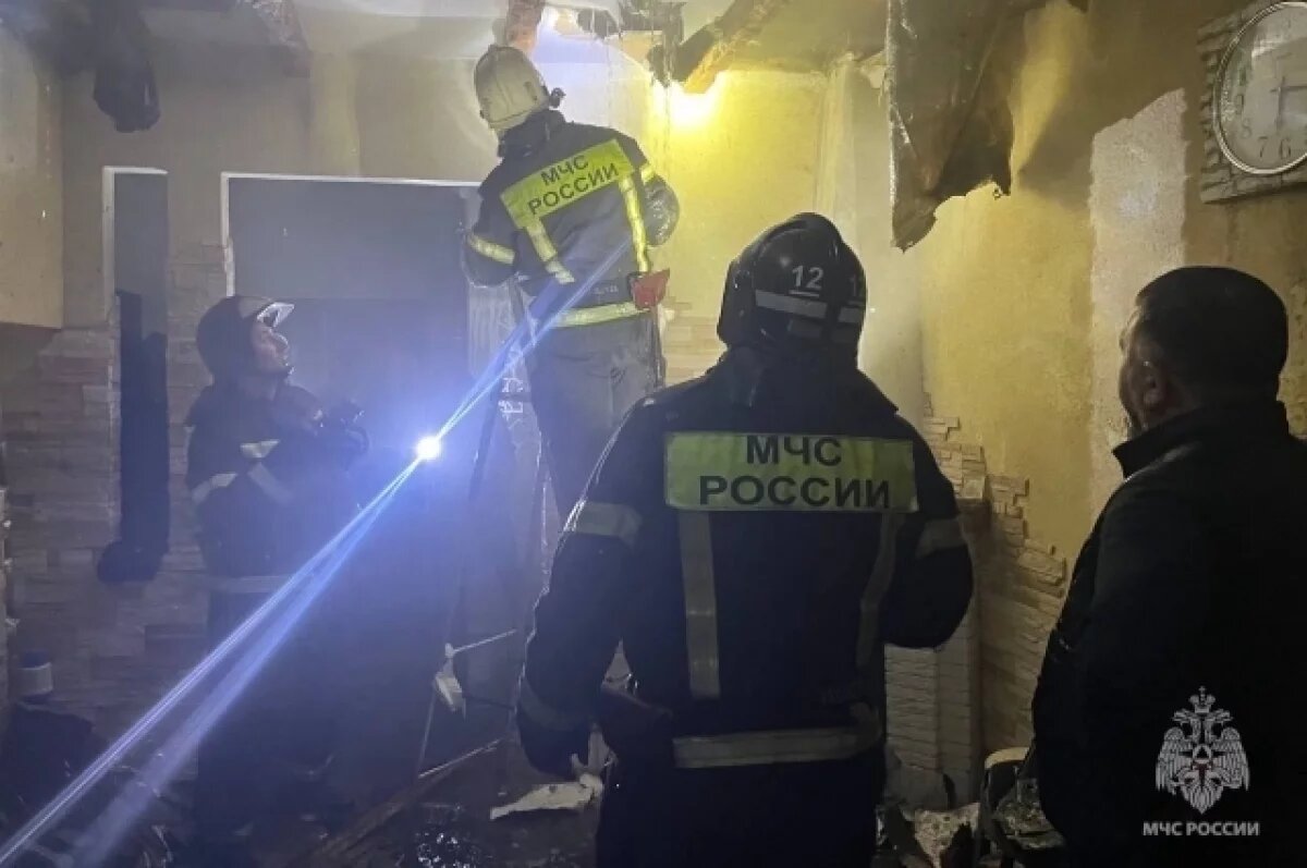    В Ржеве пожарные спасли квартиру от уничтожения