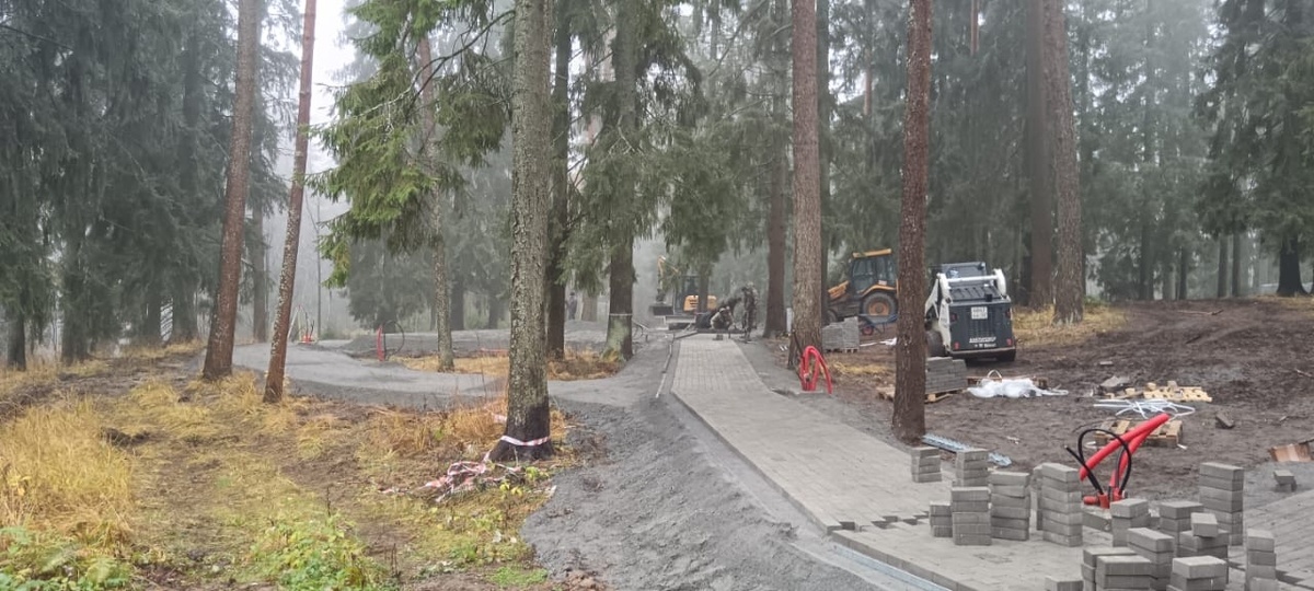   Благоустройством парка в Лахденпохье занялся новый подрядчик© Лахденпохский район / VK