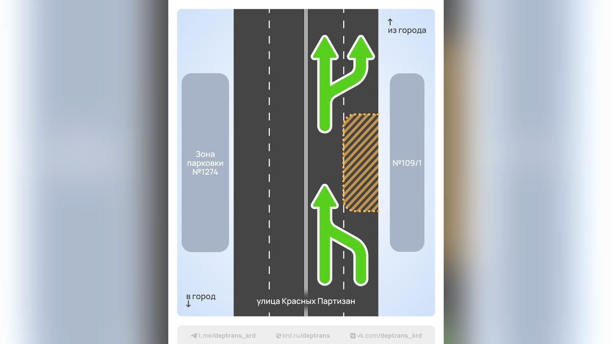    Фото t.me/deptrans_krd