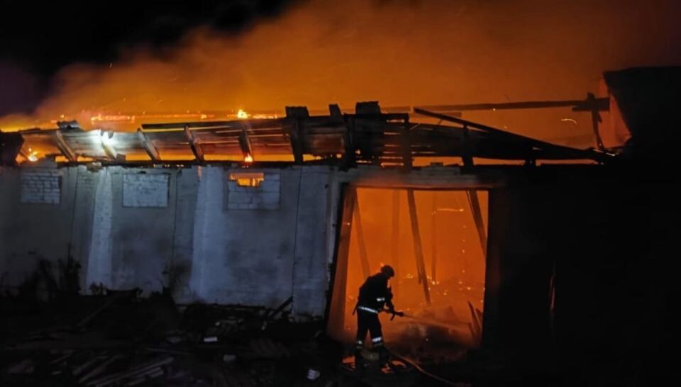    Пожар на Украине. Источник: "Операция Z: военкоры русской весны"