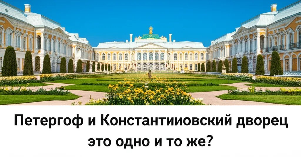    Петергоф и Константиновский дворец это одно и то же? Михаил Обзоров