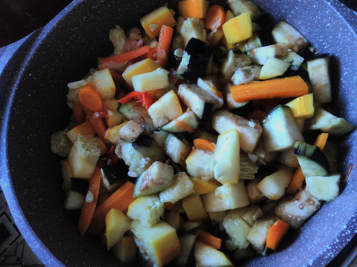 нарезка овощей.-фото автора