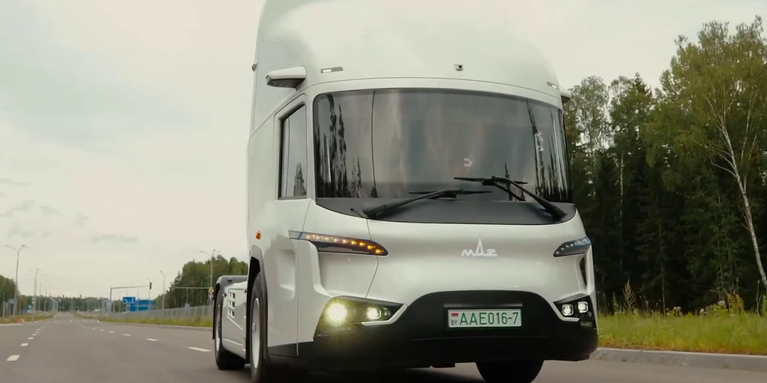 Новый тягач МАЗ