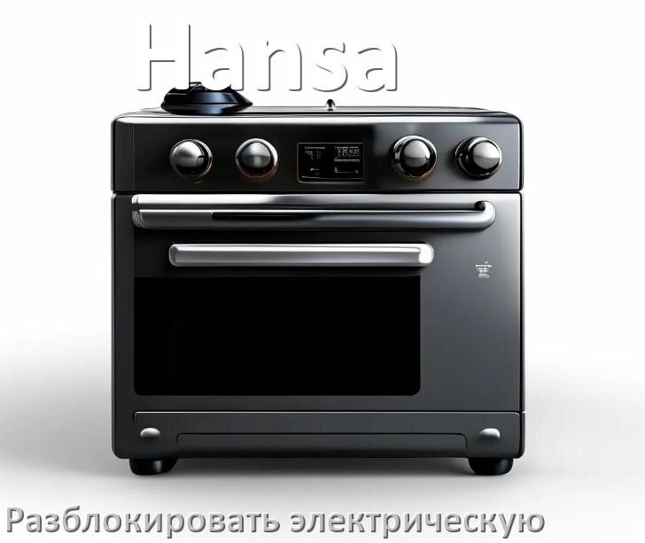 
Как разблокировать электрическую плиту Hansa снять блокировку