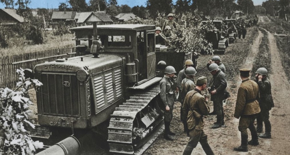 С-65: трактор, тащивший фронт