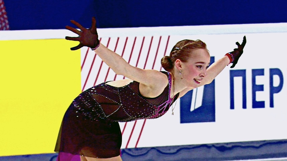 Алиса Двоеглазова из группы Тутберидзе