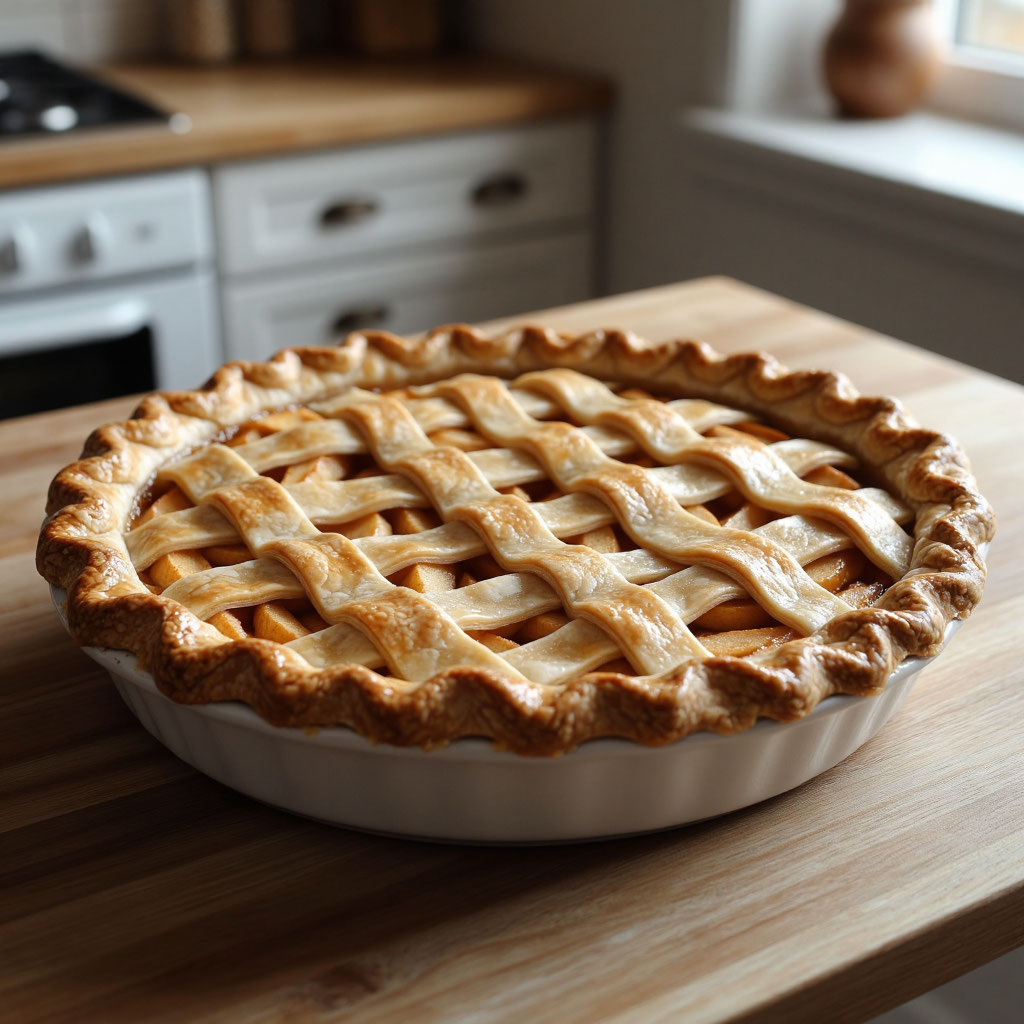 Яблочный пирог с корицей: уют в каждом кусочке! Домашняя выпечка.