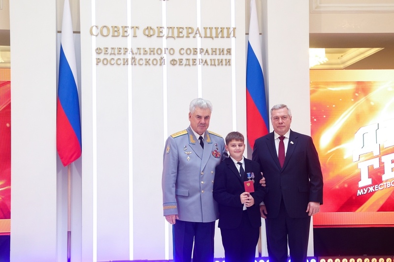    31 октября 2025 года. XII Торжественная церемония награждения детей и подростков, проявивших личное мужество в экстремальных ситуациях «Дети-герои». Фото — Денис Вышинский/Пресс-служба Совета Федерации Светлана ГОРЯЧЕВА