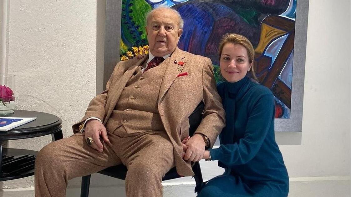 Зураб Церетели с Татьяной / Фото из открытых источников