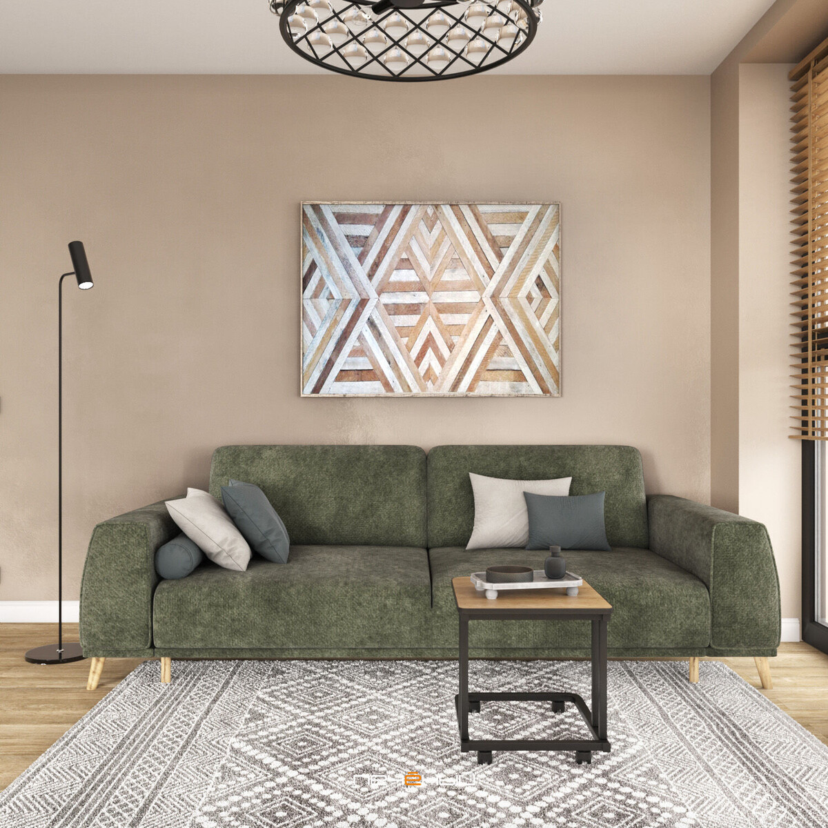 Дизайн кухни-гостиной