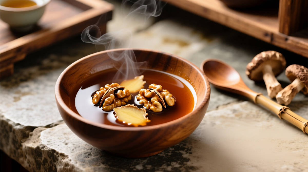 Имбирно-соевый маринад с грецкими орехами