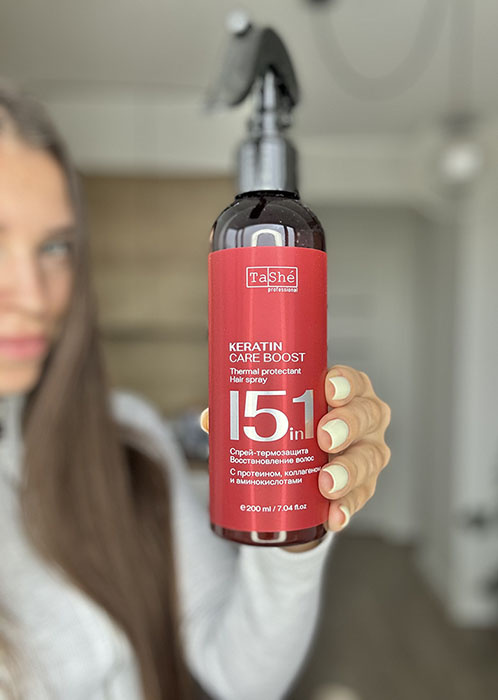 Спрей-термозащита Tashe 15 в 1 