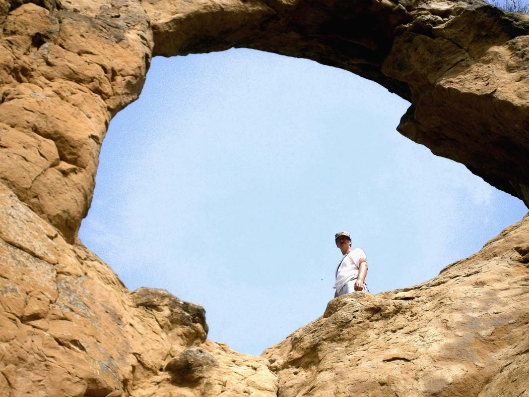 Автор канала на горе Кольцо