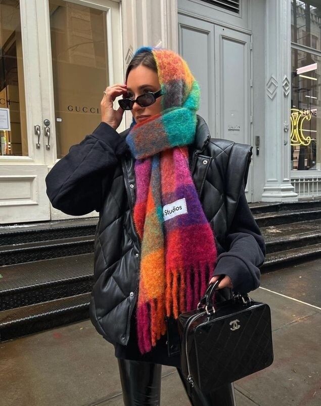 Платки и шарфы-снуды