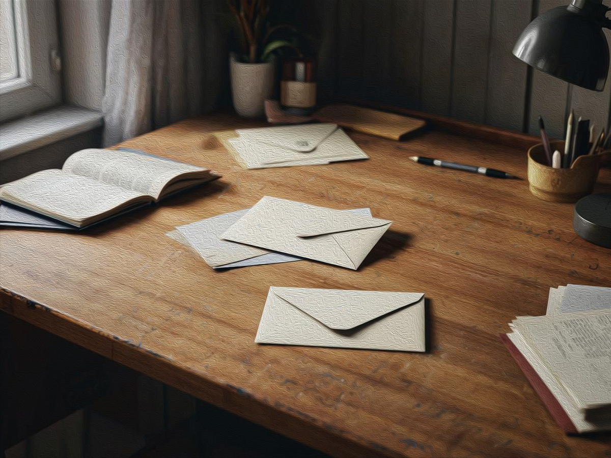 А сейчас еще отправляют бумажные письма?