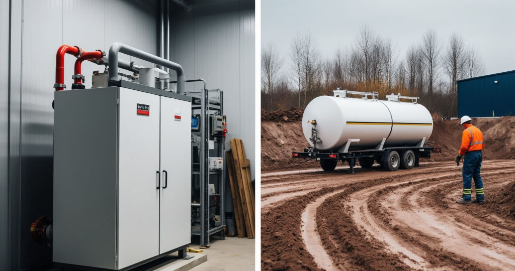 Почему для автомойки в Питере мы выбрали дизельный котел, а не газгольдер