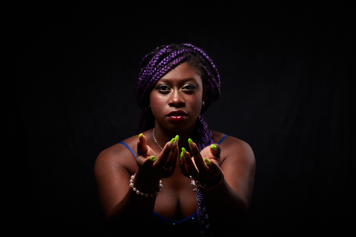 Группа Afro-Dite с Анжелик, молодой вокалисткой из Ямайки 