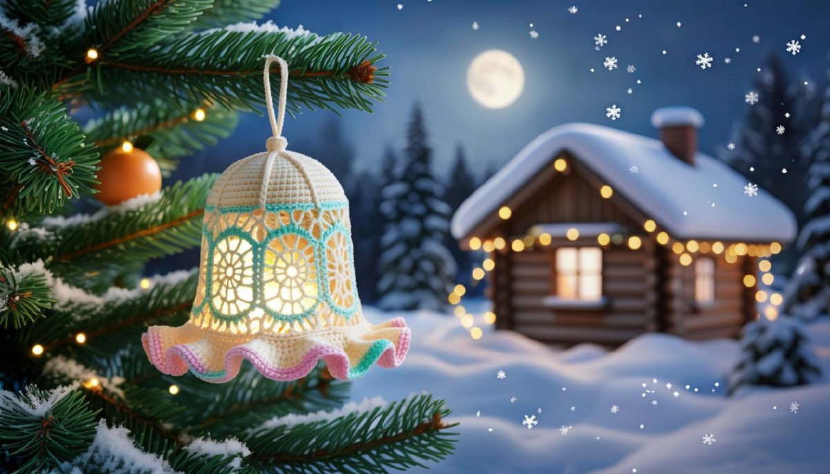 КАРТИНКУ Я СДЛАЛА В НЕЙРОСЕТИ. Схемы на этот колокольчик нет