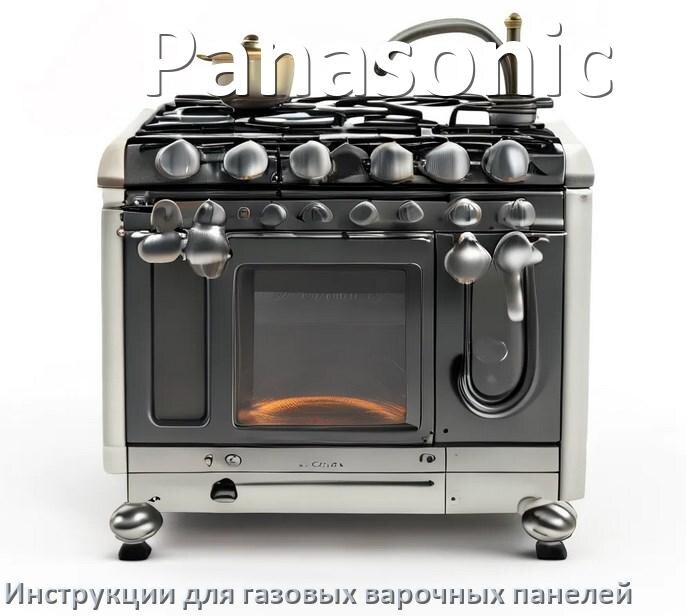 
Руководство пользователя газовой варочной панели Panasonic и официальная инструкция по эксплуатации на русском PDF