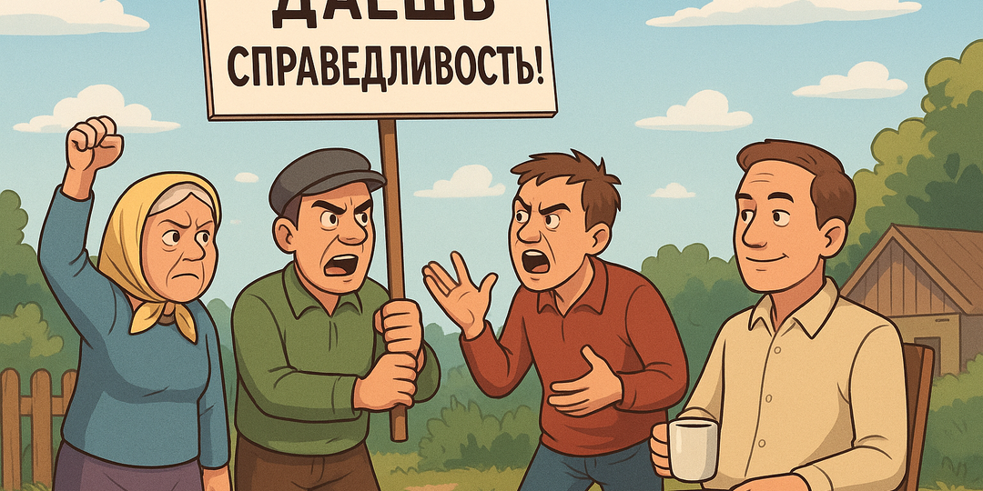 Даёшь справедливость! Или как личные обиды превращаются в оппозицию в СНТ.