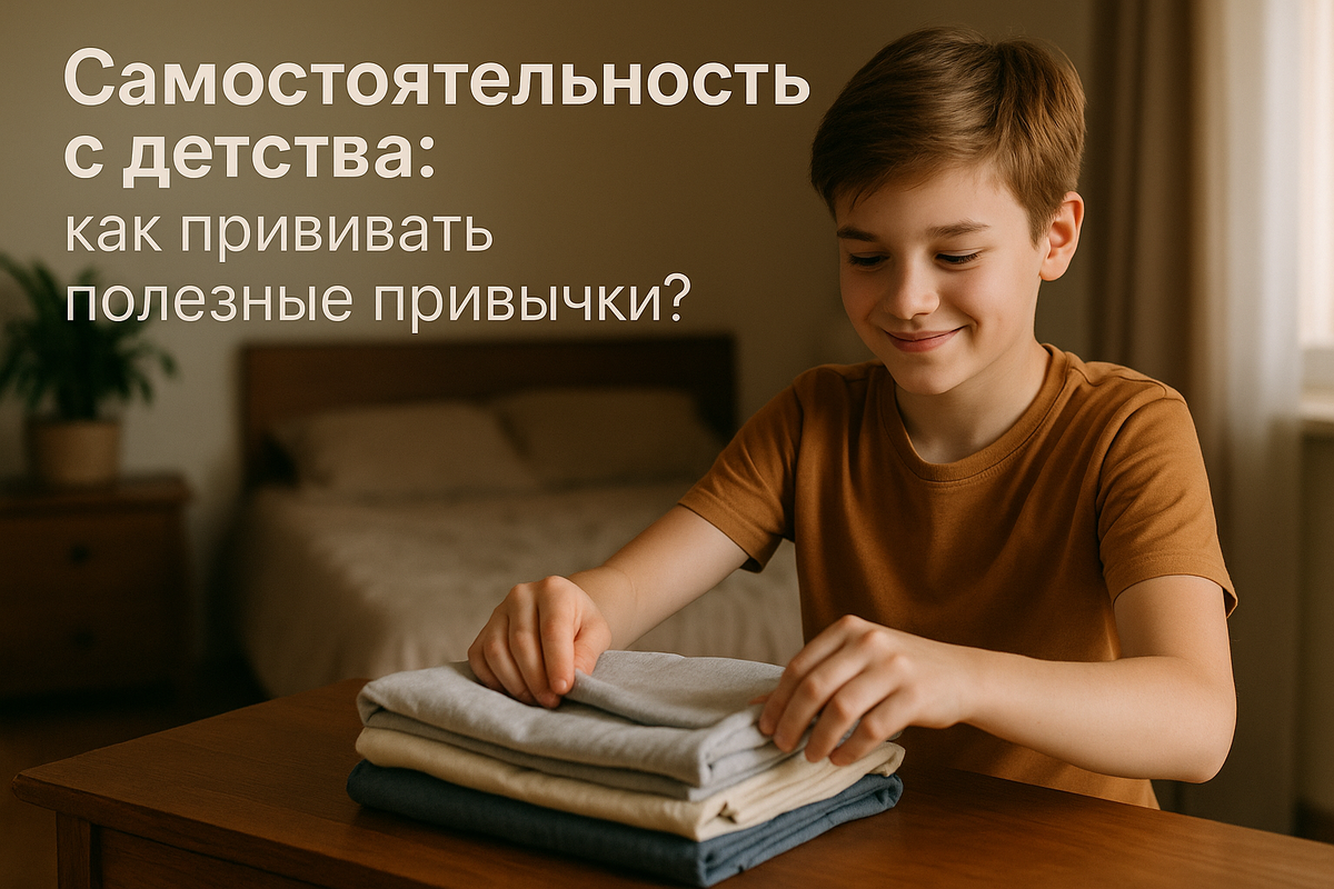 Самостоятельность с детства: как прививать полезные привычки