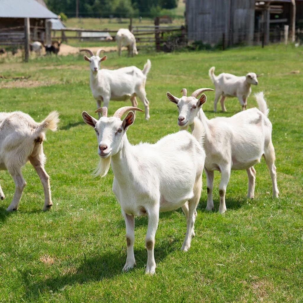 Козочки. Изображение сгенерировано сервисом GigaChat 