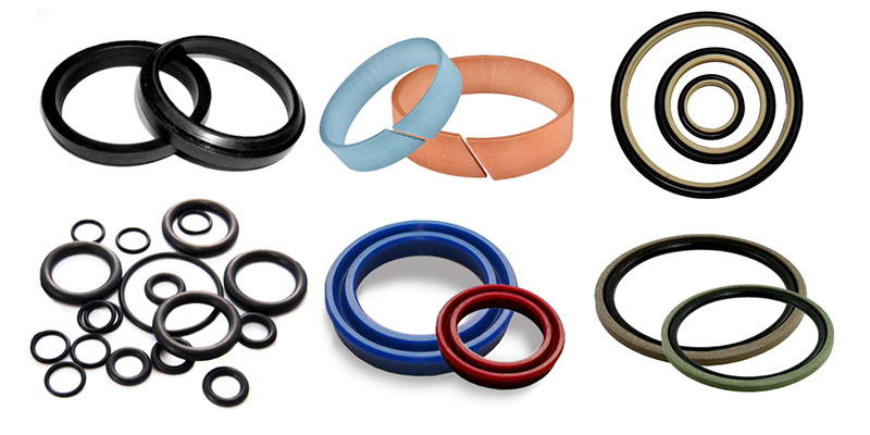 Уплотнения для гидроцилиндра: резиновые, пластмассовые и композитные