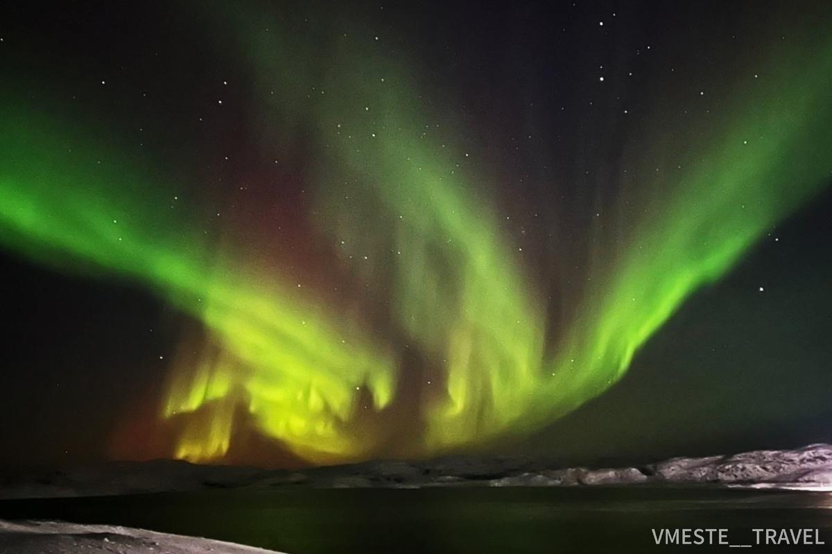 Северное сияние в Териберке, тур в Арктику