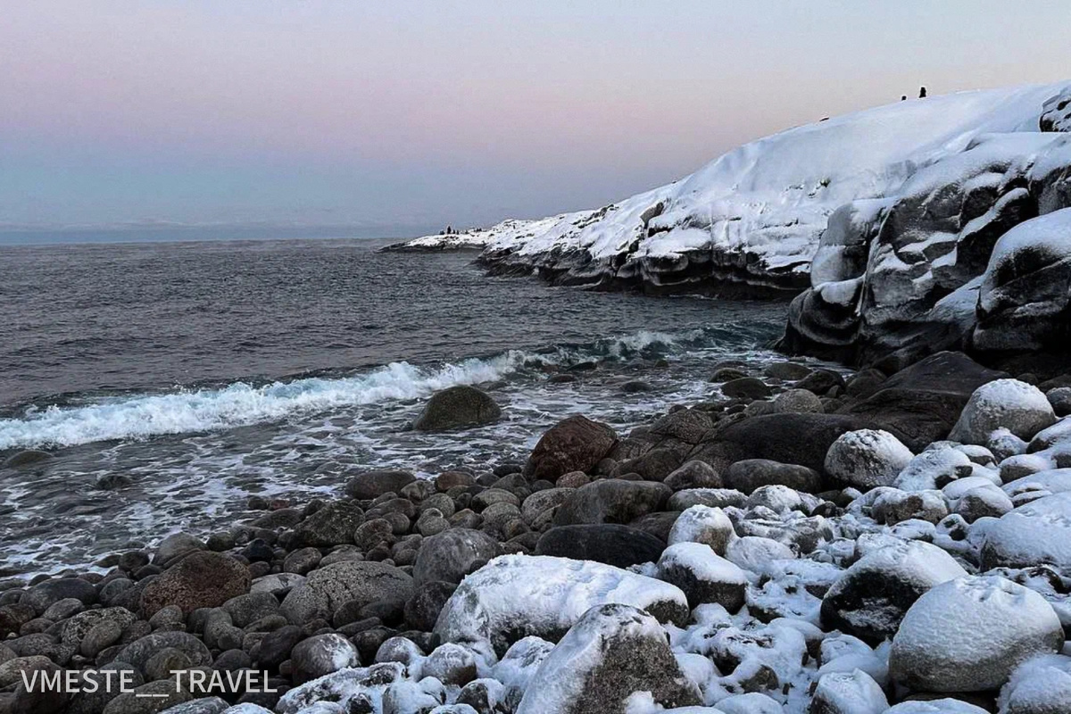 Баренцевое море в Териберке, тур на Русский Север