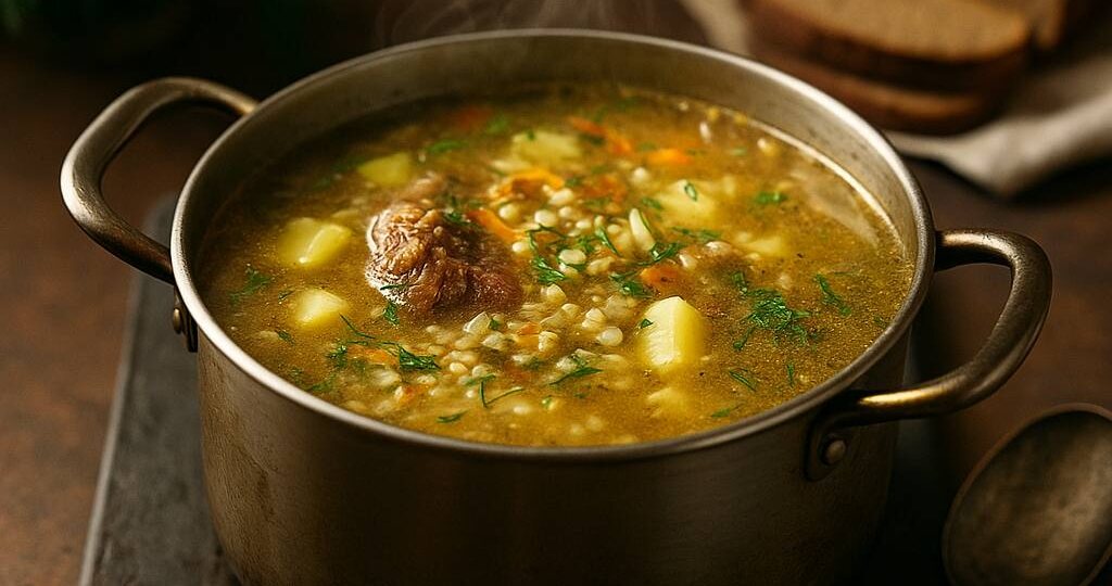 Суп, который не нуждается в моде: рассольник по-домашнему с перловкой