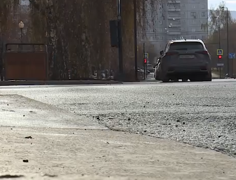     Благоустройство поперечных улиц в центре Красноярска всё ещё не закончено