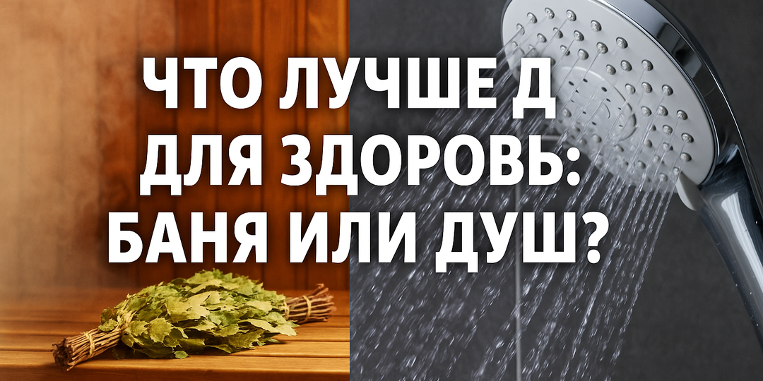 Что лучше для здоровья: баня или душ?