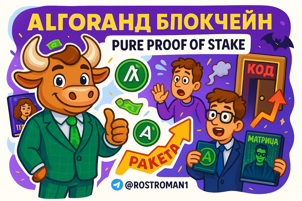    Algorand блокчейн: 3 скрытых ловушки Pure Proof of Stake, о которых жалеют новички РоСТ | Роман о Системном Трейдинге
