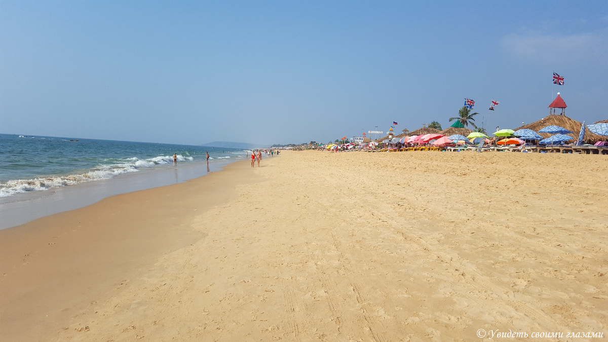 Пляж Кандолим, Северный Гоа, Индия