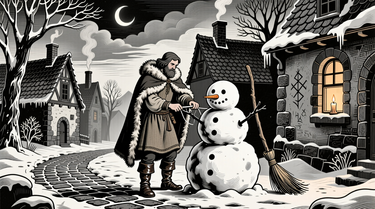 Тень прошлого. Когда снеговик был не игрушкой, а стражем дома и ловушкой для демонов.