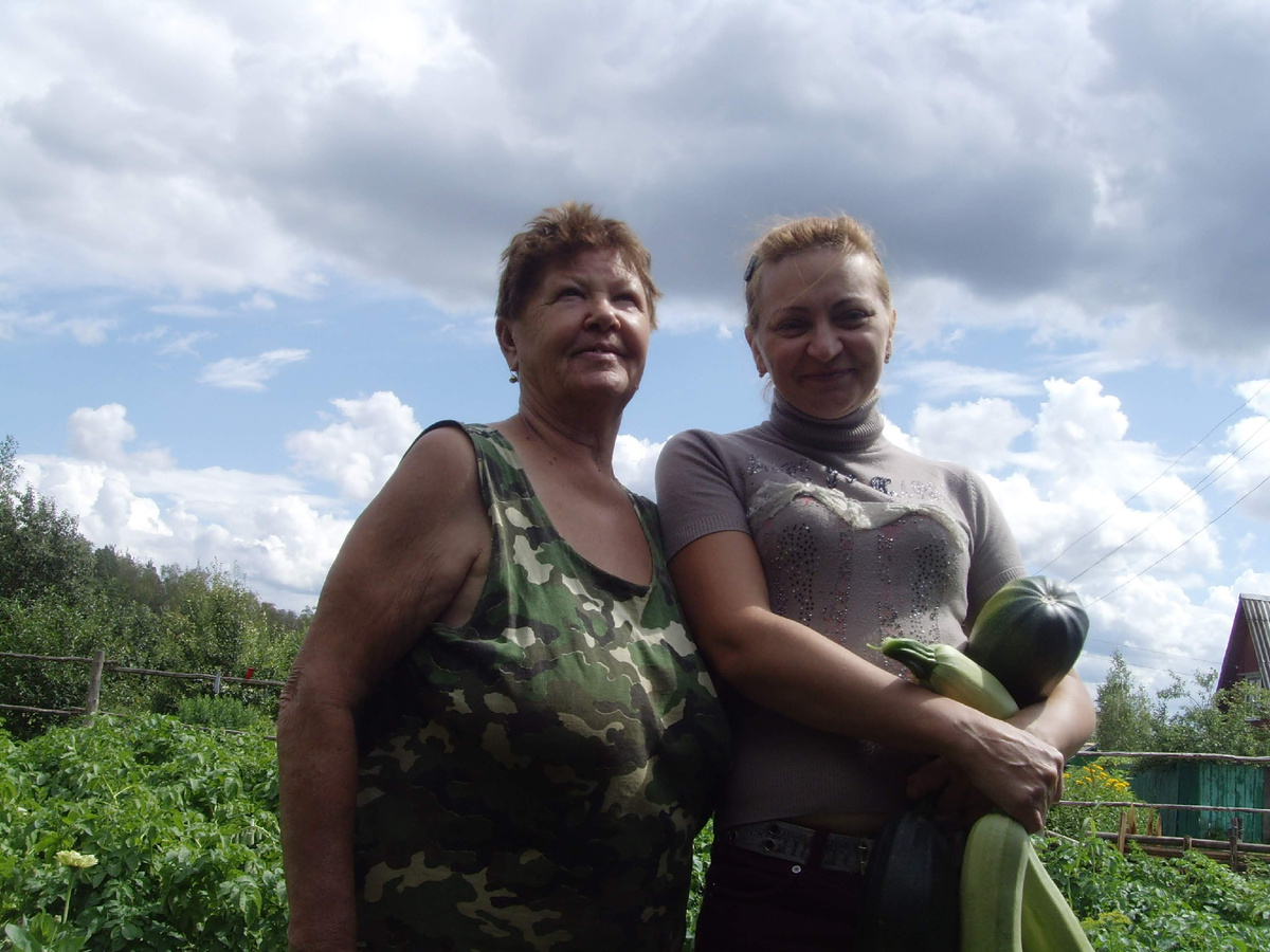 Бабуленька и та самая Наташа.