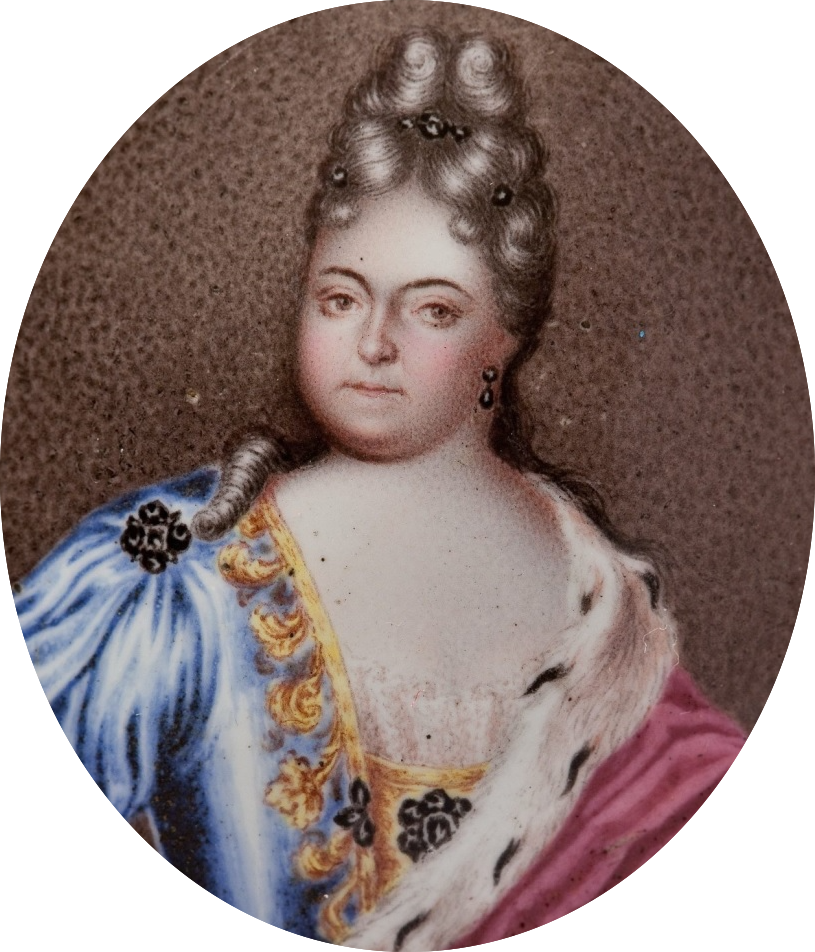 Сохранилось одиннадцать портретов царевны Натальи. Мне наиболее живой она представляется на этой миниатюре Г.С.Мусикийского из Государственного исторического музея